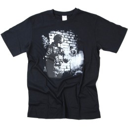 T-SHIRT 101 INC SOLDIER SKULL NOIR