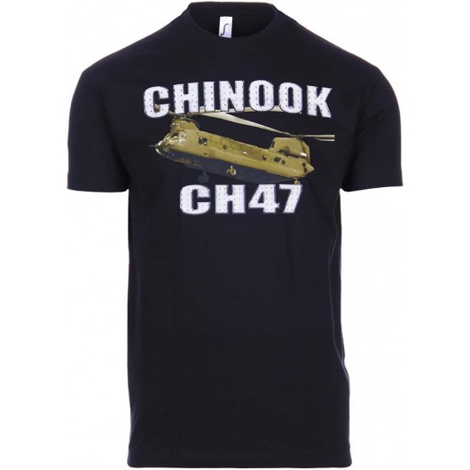 T-SHIRT SOL'S IMPERIAL CHINOOK CH-47 NOIR