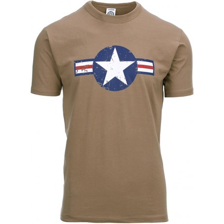 T-SHIRT FOSTEX US AIR FORCE WWII COYOTE