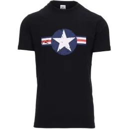 T-SHIRT FOSTEX US AIR FORCE WWII NOIR