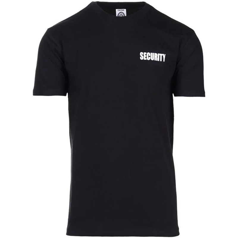 T-SHIRT FOSTEX SECURITY NOIR