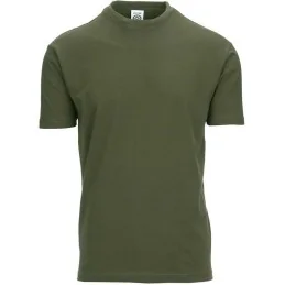 T-SHIRT UNI FOSTEX VERT