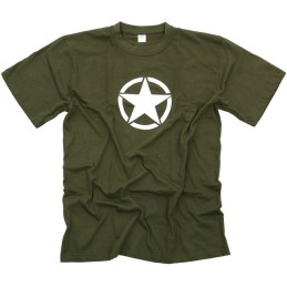 T-SHIRT FOSTEX WHITE STAR VERT