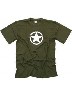 T-SHIRT FOSTEX WHITE STAR VERT