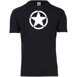 T-SHIRT FOSTEX WHITE STAR NOIR