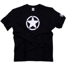 T-SHIRT FOSTEX WHITE STAR NOIR