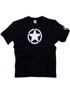 T-SHIRT FOSTEX WHITE STAR NOIR