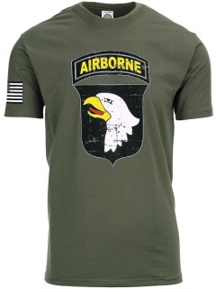 T-SHIRT FOSTEX USA 101st AIRBORNE VERT (Série WWII)