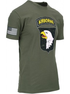 T-SHIRT FOSTEX USA 101st AIRBORNE VERT (Série WWII)