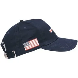 CASQUETTE BASEBALL FOSTEX COCARDE USAF BLEU