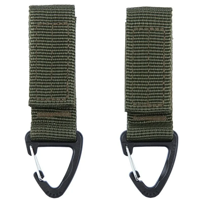 LOT DE 2 MOUSQUETONS SYSTÈME MOLLE 101 INC JFO02 VERT