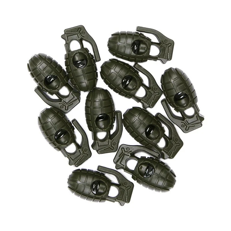 BOUCHONS BLOQUEURS DE CORDON GRENADE 101 INC VERT (lot de 10)