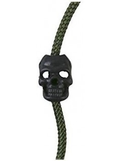 PASSANTS BLOQUEURS DE CORDON SKULL 101 INC NOIR (lot de 10)