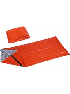 SAC DE SURVIE D'URGENCE TOUS TEMPS ALUMINISÉ HAUTE VISIBILITÉ + ÉTUI BCB ORANGE