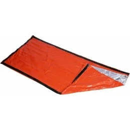 SAC DE SURVIE D'URGENCE TOUS TEMPS ALUMINISÉ HAUTE VISIBILITÉ + ÉTUI BCB ORANGE