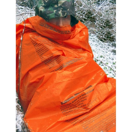 SAC DE SURVIE BCB PLASTIQUE IMPRIMÉ ORANGE