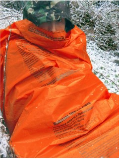 SAC DE SURVIE BCB PLASTIQUE IMPRIMÉ ORANGE