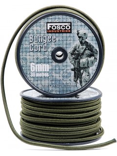 CORDE ÉLASTIQUE FOSCO 6mm OLIVE (x30m)