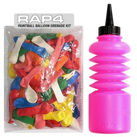 KIT GRENADES BALLONS PAINTBALL RAP4