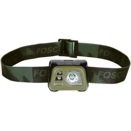 LAMPE FRONTALE TACTIQUE FOSCO MULTI-FAISCEAU VERT