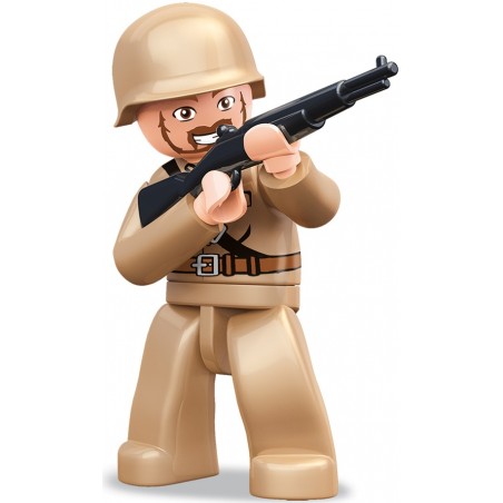 PACK 12 MINIFIGURINES SLUBAN ARMY WW2 M38-B0581