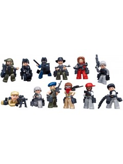 PACK 12 MINIFIGURINES SLUBAN POLICE (M38-B0585)