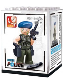 PACK 12 MINIFIGURINES SLUBAN POLICE (M38-B0585)