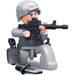 PACK 12 MINIFIGURINES SLUBAN POLICE (M38-B0585)