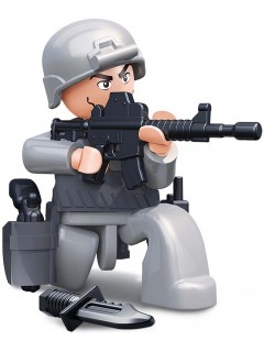 PACK 12 MINIFIGURINES SLUBAN POLICE (M38-B0585)