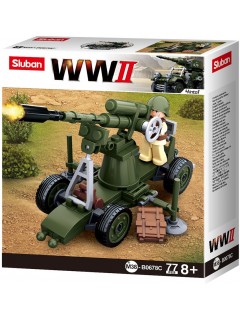 CANON ANTI-AÉRIEN ALLIÉ SLUBAN ARMY WW2 M38-B0678C (4 en 1)