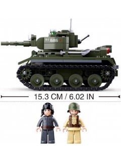 TANK ALLIÉ SLUBAN ARMY WW2 M38-B0686