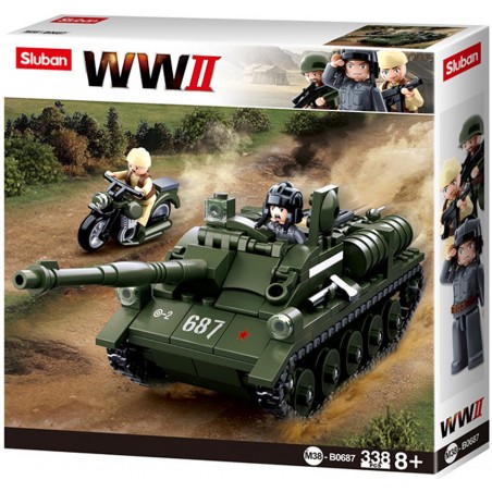 TANK DESTROYER SLUBAN ARMY WW2 M38-B0687