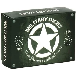 SET DE DÉS MILITAIRES FOSCO OLIVES (6 pcs)