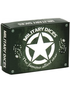 SET DE DÉS MILITAIRES FOSCO OLIVES (6 pcs)