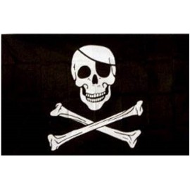 DRAPEAU FOSCO PIRATE JOLLY ROGERS (1x1,5m)