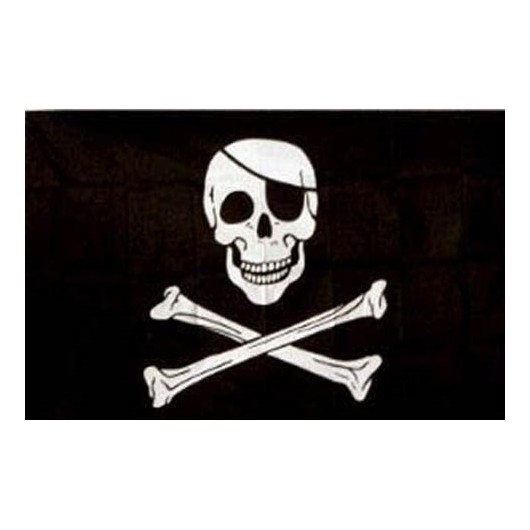 DRAPEAU FOSCO PIRATE JOLLY ROGERS (1x1,5m)