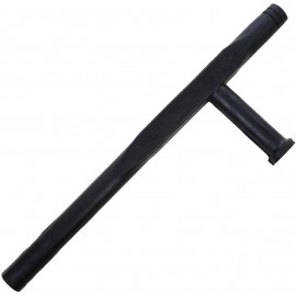 TONFA POLICE CAOUTCHOUC NOIR (50cm)