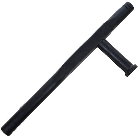 TONFA POLICE CAOUTCHOUC NOIR (50cm)