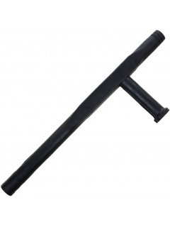 TONFA POLICE CAOUTCHOUC NOIR (50cm)