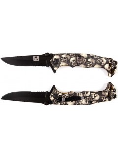 COUTEAU 101 INC SKULL NOIR + CLIP (016942)