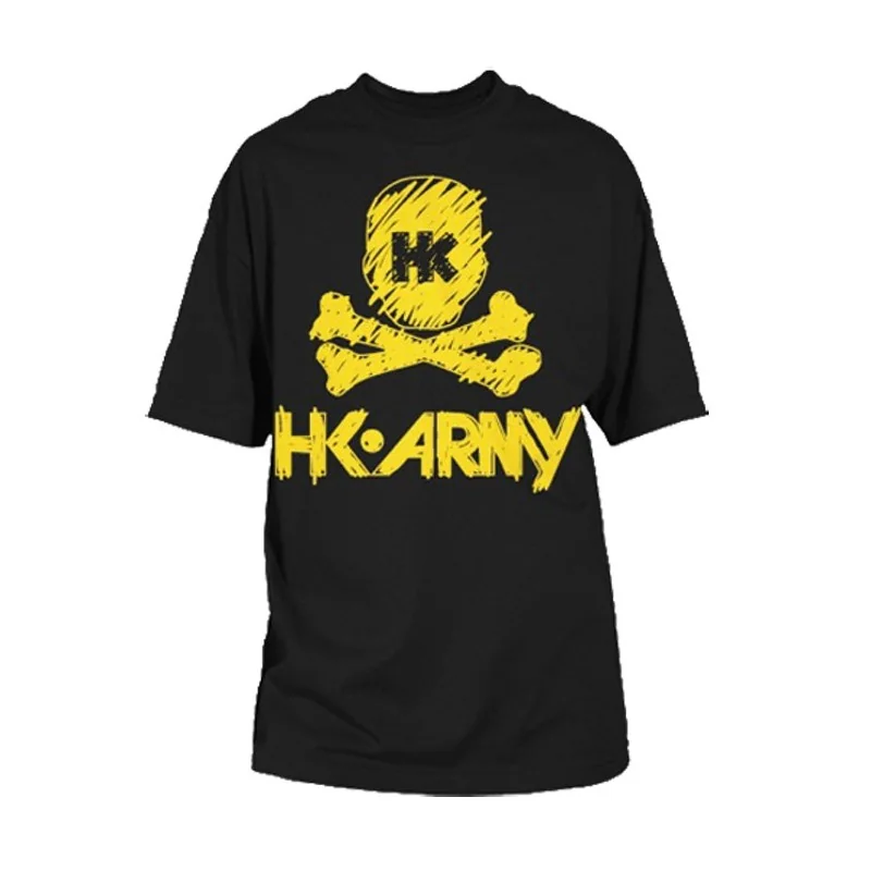 T-SHIRT HK ARMY SCRIBBLE NOIR