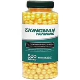 BILLES KINGMAN 0.43 JAUNE (X500)