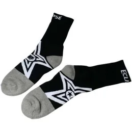 CHAUSSETTES HAUTES PLANET ECLIPSE STAR NOIR/GRIS