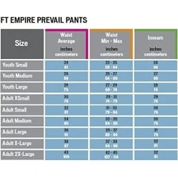 PANTALON EMPIRE PREVAIL F6 NOIR