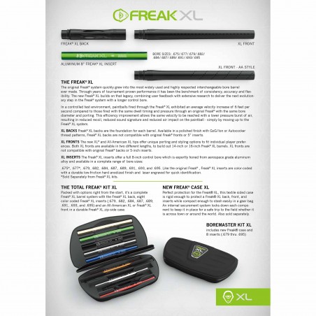 MALLETTE FREAK XL + 8 INSERTS XL ALUMINIUM