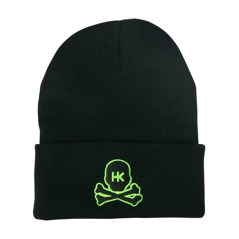 BONNET HK ARMY SKULL NOIR/VERT