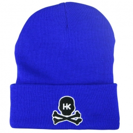 BONNET HK ARMY SKULL BLEU FONCE/NOIR