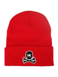 BONNET HK ARMY SKULL ROUGE/NOIR