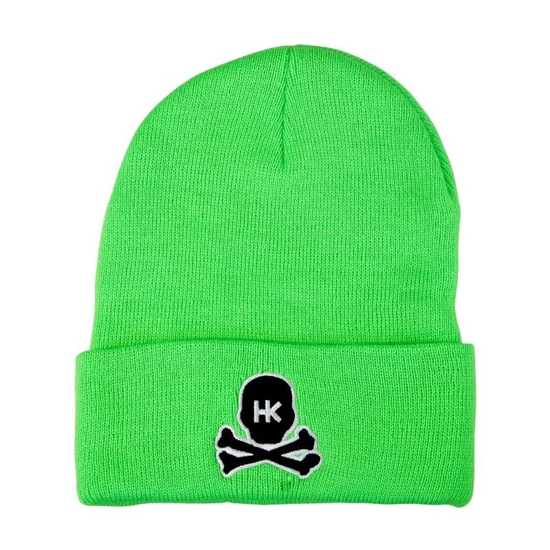 BONNET HK ARMY SKULL VERT/NOIR