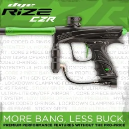 LANCEUR DYE RIZE CZR NOIR/VERT